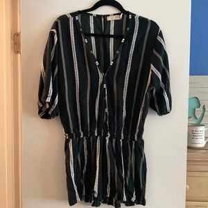 Striped romper